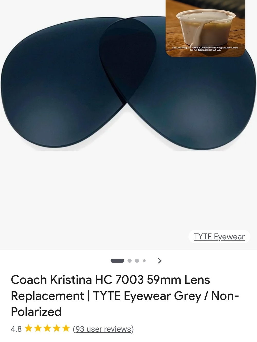 Coach Aviator Sunglasses with Brown Gradient Lenses Need To Repalce Lens - Picture 10 of 12